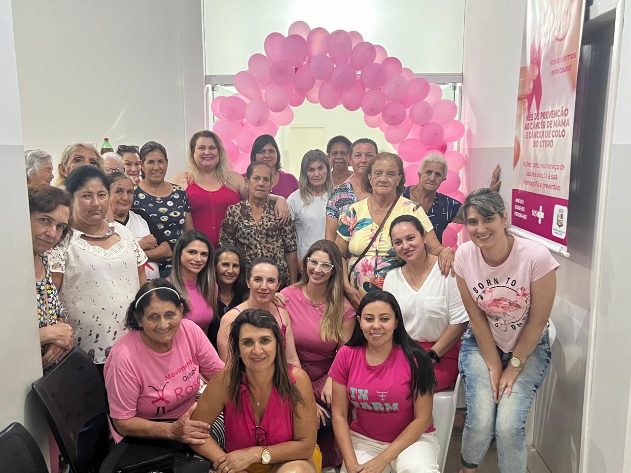 E hoje foi dia D, Outubro Rosa, realizado no Posto de Saúde Central de Japira