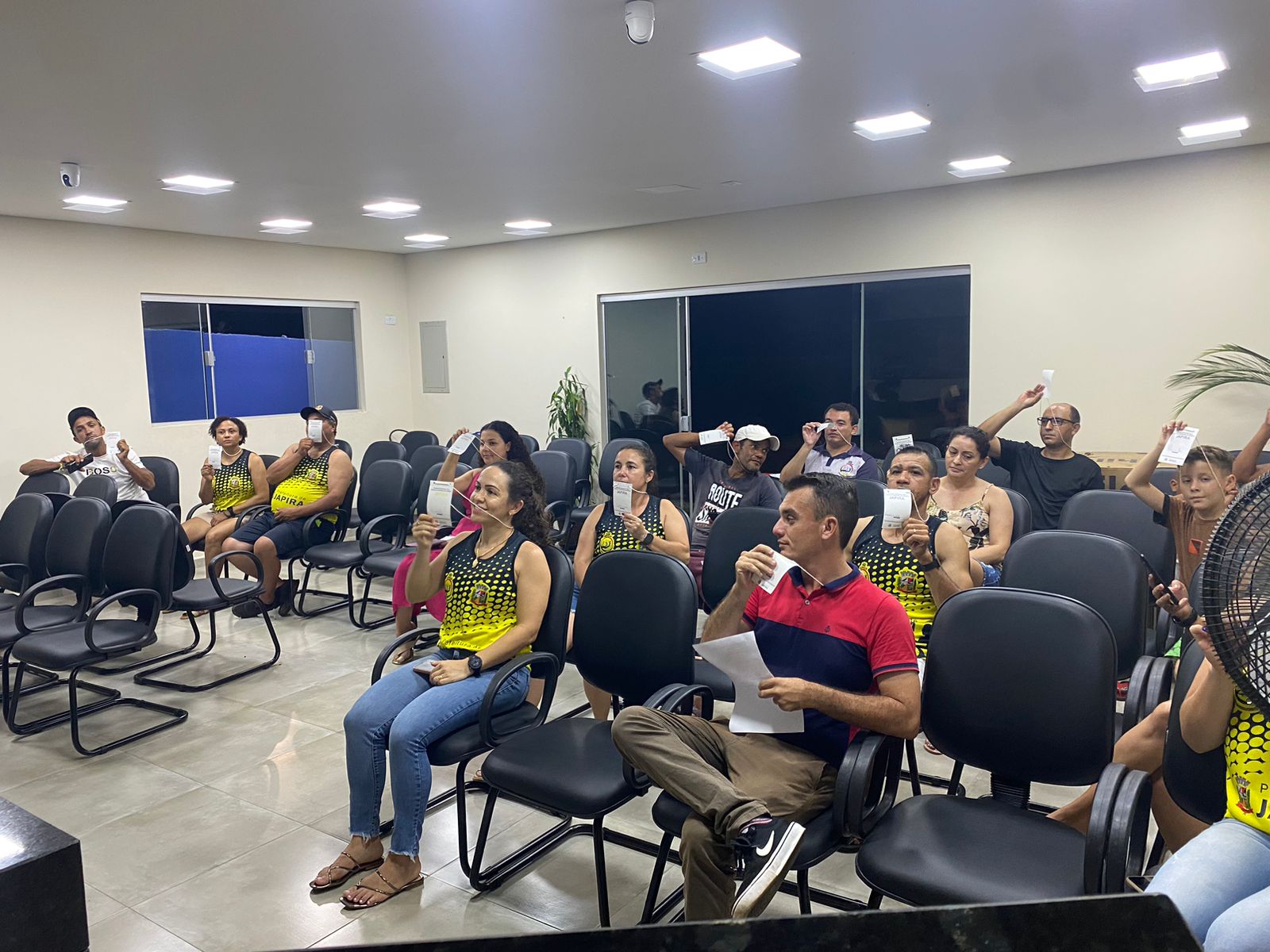 1º REUNIÃO AMPLIADA, COMPOSIÇÃO DO CONSELHO MUNICIPAL DO ESPORTE e APROVAÇÃO DO REGIMENTO INTERNO.