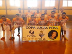 A  equipe de Futsal Masculino do Bairro Novo Jardim estreou na Copa Lucas Póss de Futsal na cidade de Conselheiro Mairinck