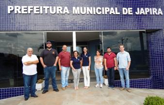 DEPARTAMENTOS  DA PREFEITURA DE JAPIRA PARTICIPAM A DE TREINAMENTO TÉCNICO