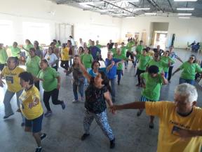 O Grupo Feliz Idade de Japira, participaram de várias atividades no dia de hoje!!!