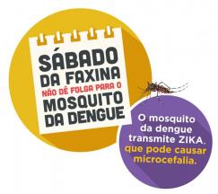 JAPIRA  CONTINUA COM A CAMPANHA SÁBADO DA FAXINA, NÃO DÊ FOLGA PARA  O MOSQUITO DA DENGUE E AO ESCORPIÃO