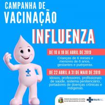 CAMPANHA NACIONAL DE VACINAÇÃO CONTRA A GRIPE.