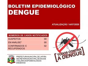 Boletim Epidemiológico Dengue.